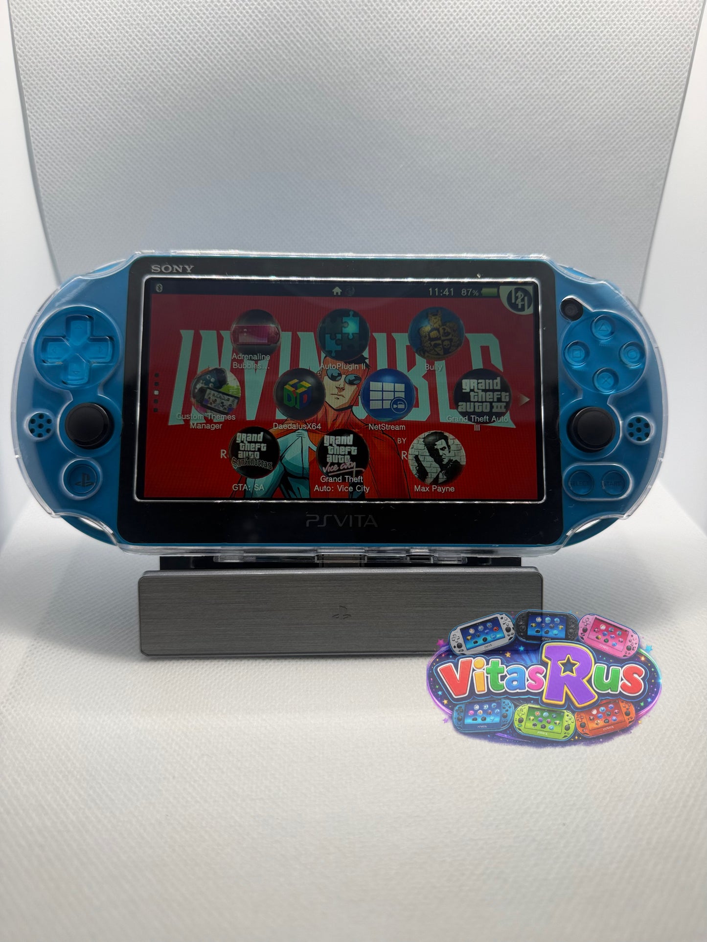Aqua Blue Modded Vita