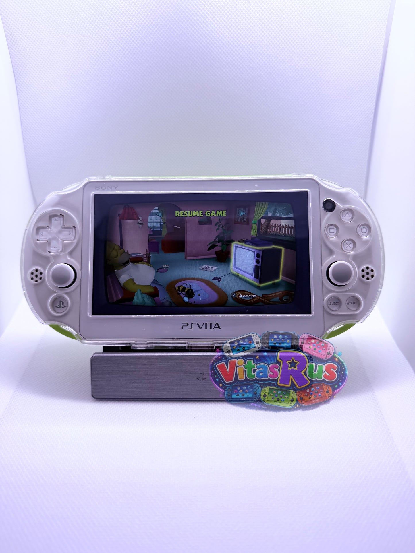 Lime Green modded Ps vita