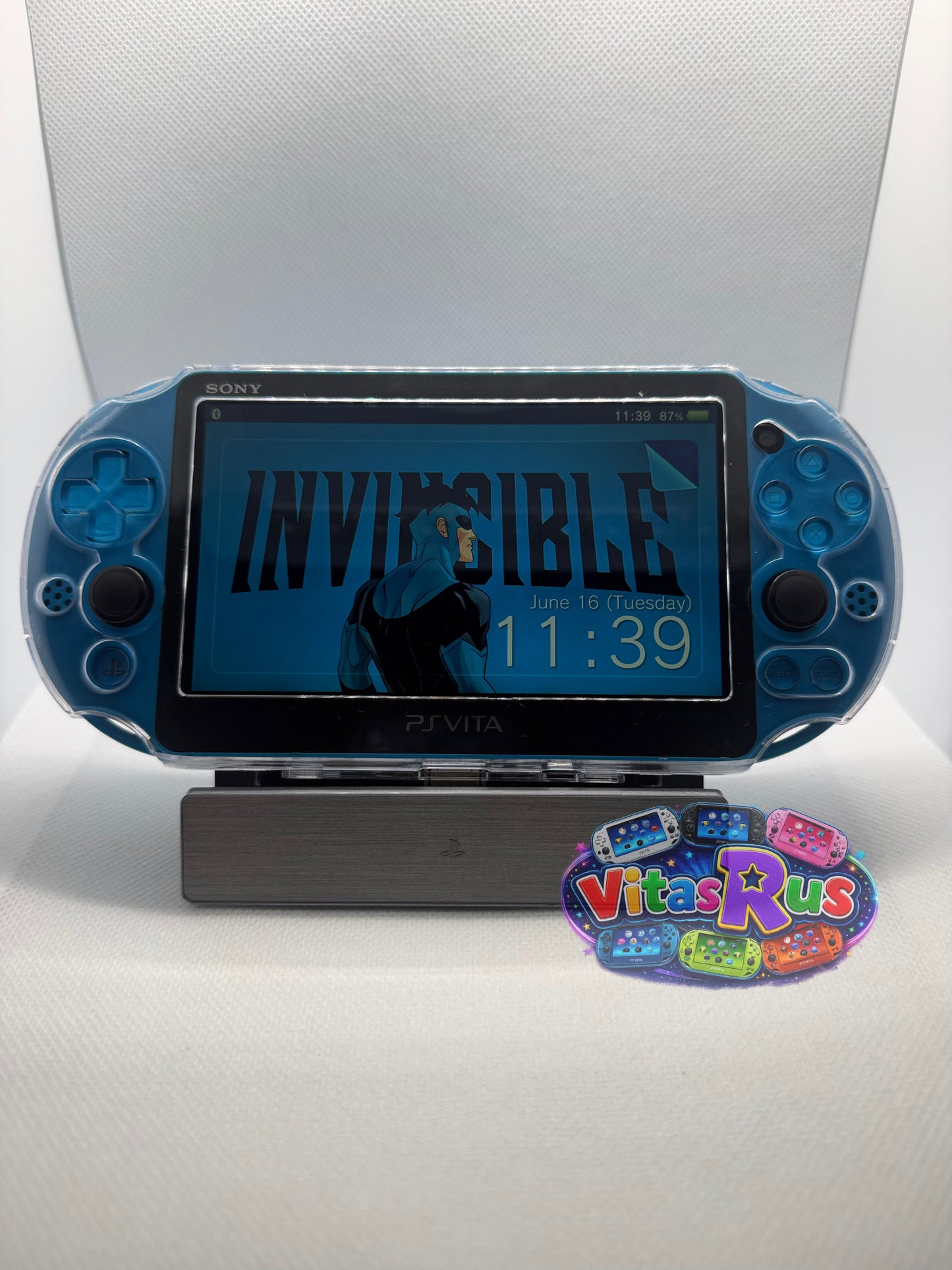 Aqua Blue Modded Vita