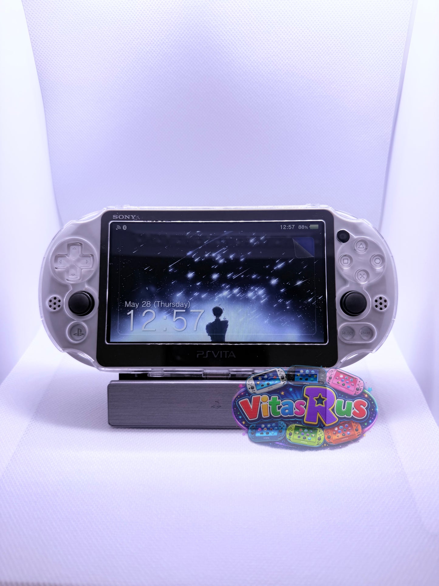 Glacier White Modded Ps vita